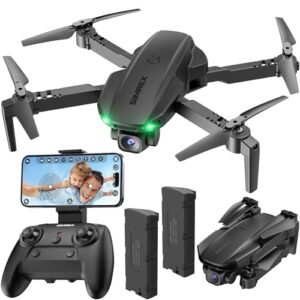 SIMREX Drone With Camera 1080P for Kids And Adults, RC Quadcopter Drone With Altitude Hold, Mini Drone With One Key Start, Waypoint Fly, Headless Mode, 3D Flip, 3 Speeds, Remote Control Drone for Beginners